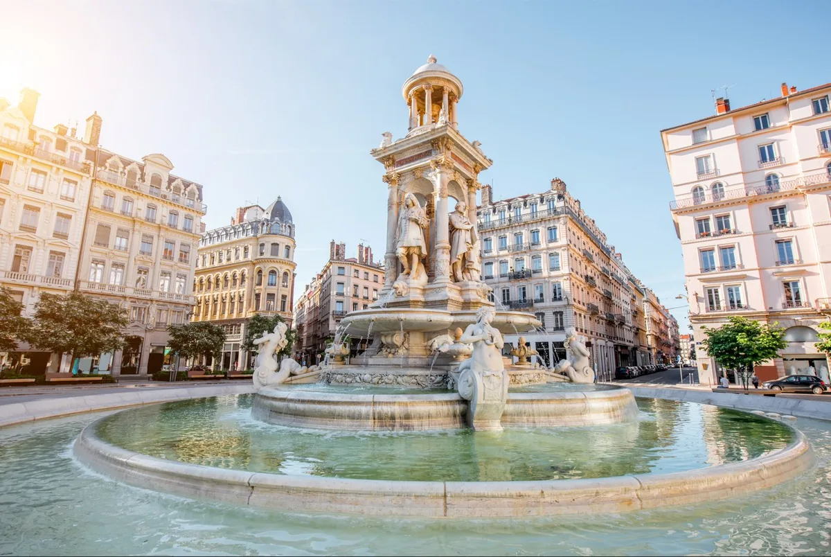 Lyon, Fransa — Place des Jacobins